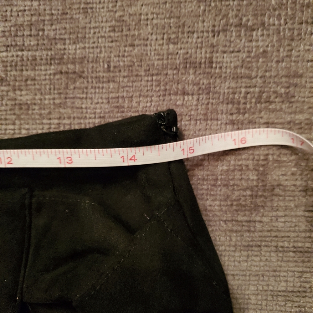 Zara Faux Suede Skort with Side Knot - Picture 11 of 11